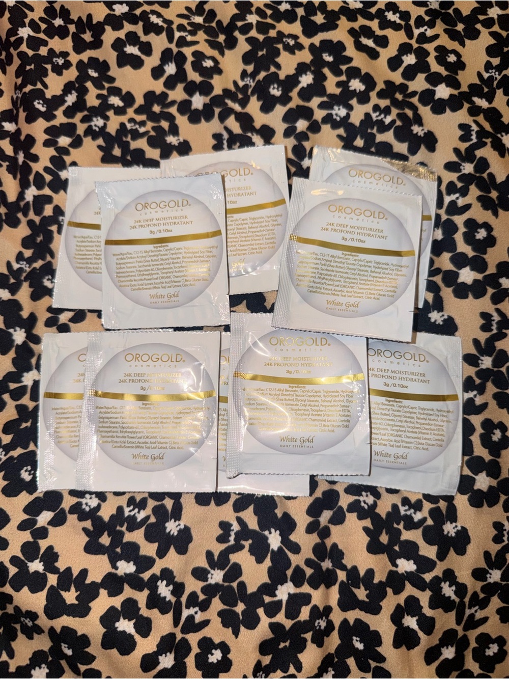 Orogold Deep Moisturizer 24K Profond Hydratant 3g – 10 New Sealed Samples